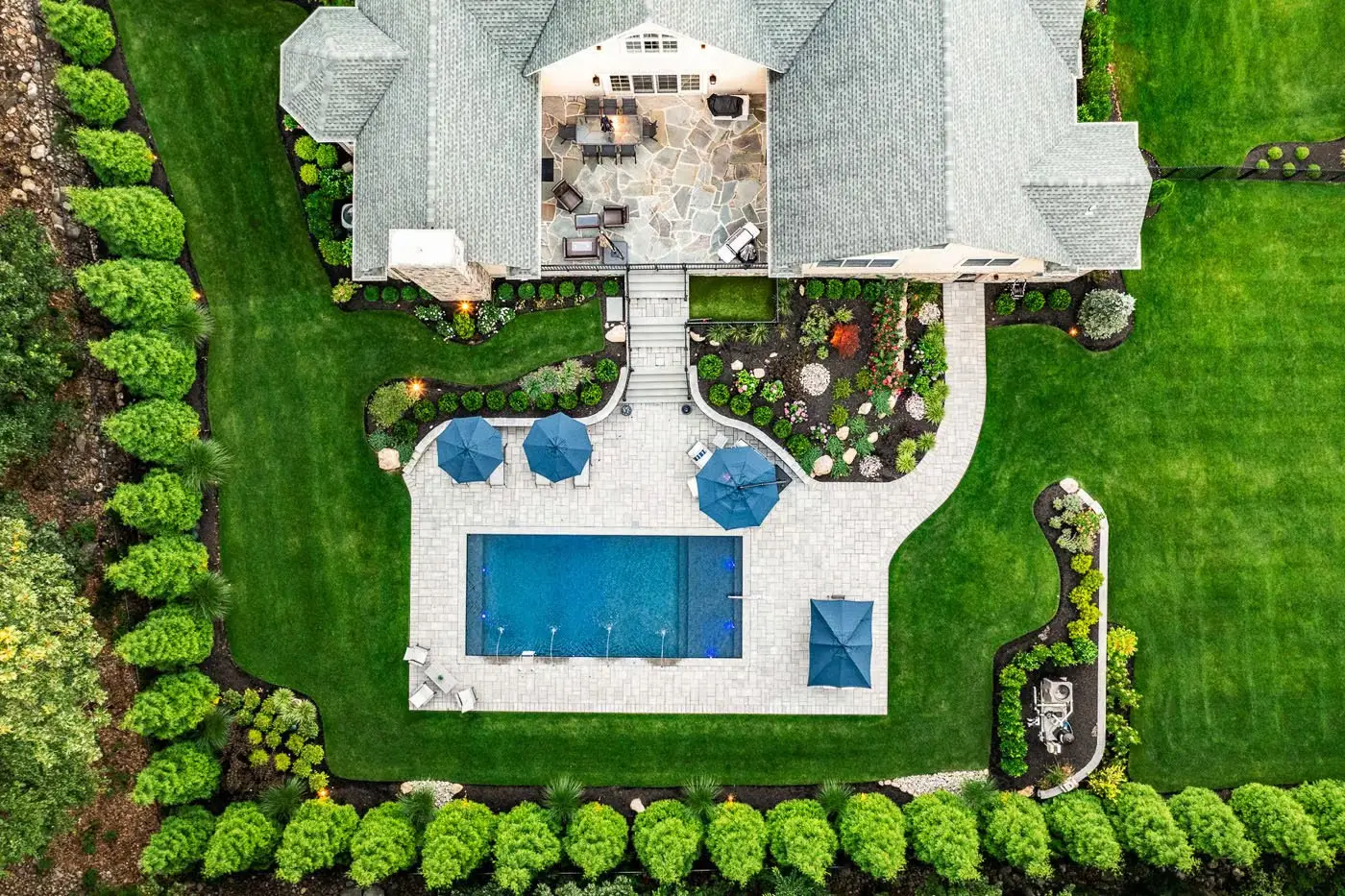 Luxury Pool Sunset